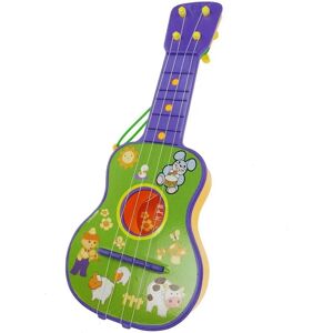Reig Guitare pour Enfants - Violet Vert 4 Cordes - Guitare - Publicité Reig Guitare pour Enfants - Violet Vert 4 Cordes - Guitare - Publicité
