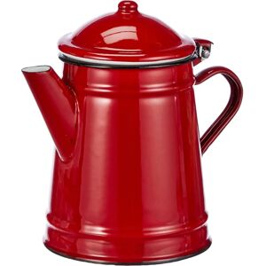 Ibili 910210 Kegelförmige Kaffeemaschine - 1L, Rot, Stahl Ibili 910210 Kegelförmige Kaffeemaschine - 1L, Rot, Stahl