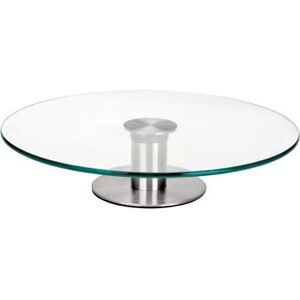 Soporte de varias alturas Ibili 717130 - Vidrio y acero inoxidable - Diámetro 30cm Soporte de varias alturas Ibili 717130 - Vidrio y acero inoxidable - Diámetro 30cm