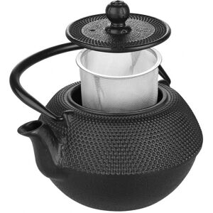 Ibili 620012 Teapot - 1.2L Black - Cast Iron, Enamel Interior Ibili 620012 Teapot - 1.2L Black - Cast Iron, Enamel Interior