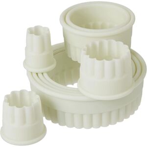 Ibili 784200 Round Fluted Cookie Cutter Set - 2-10cm Ibili 784200 Round Fluted Cookie Cutter Set - 2-10cm