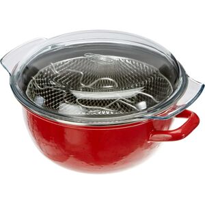 Friteuse Rouge Ibili 24cm - Antiadhésive, Compatible four - Publicité Friteuse Rouge Ibili 24cm - Antiadhésive, Compatible four - Publicité