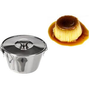 Ibili Stainless Steel Flan Mold - 18cm - Water Bath Cheesecake Pan Ibili Stainless Steel Flan Mold - 18cm - Water Bath Cheesecake Pan