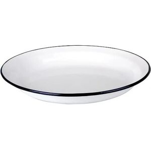 Ibili 903925 Piatto Piatto in Acciaio Bianco 25x17 cm - Piatto Ibili 903925 Piatto Piatto in Acciaio Bianco 25x17 cm - Piatto