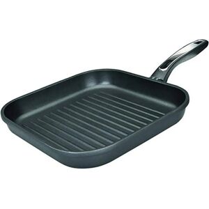 Jamon IBILI 400328N Grill en aluminium - 28cm, Antiadhésif, Induction - Publicité Jamon IBILI 400328N Grill en aluminium - 28cm, Antiadhésif, Induction - Publicité