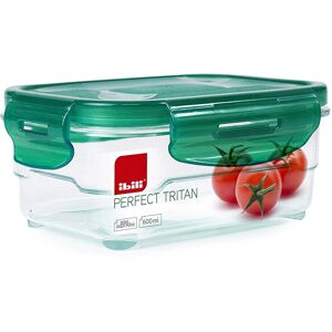Ibili Groene Tritan Lunchbox - 600ml - Magnetrongeschikt Ibili Groene Tritan Lunchbox - 600ml - Magnetrongeschikt