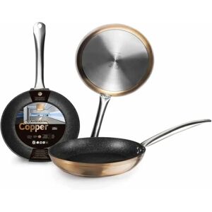 Poêle Natura Copper Ibili 20 cm - Effet cuivre, Compatible induction - Publicité Poêle Natura Copper Ibili 20 cm - Effet cuivre, Compatible induction - Publicité