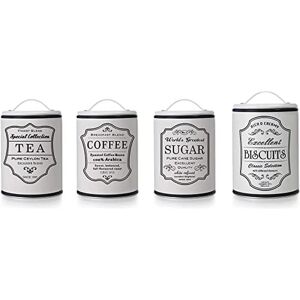 Ibili White Coffee Jar with Handle - Coffee Storage Jar Ibili White Coffee Jar with Handle - Coffee Storage Jar
