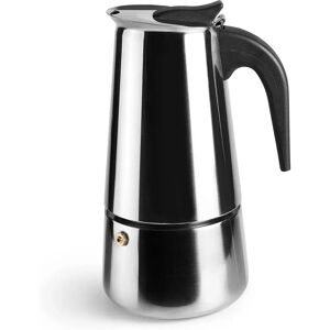 Cafetière Moka en Acier Inoxydable Ibili 2 Tasses - Compatible Induction - Publicité Cafetière Moka en Acier Inoxydable Ibili 2 Tasses - Compatible Induction - Publicité