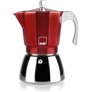 Cafetera Roja Elba de IBILI - 3 Tazas, 150ml, Apta para inducción Cafetera Roja Elba de IBILI - 3 Tazas, 150ml, Apta para inducción
