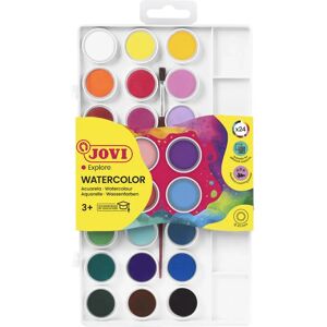 Jovi Wasserfarben-Set - 24 Farben, Etui, Pinsel Jovi Wasserfarben-Set - 24 Farben, Etui, Pinsel