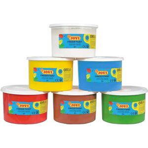 Jovi Gouache pour doigts Assortie - Coffret de 6 x 500ml - Publicité Jovi Gouache pour doigts Assortie - Coffret de 6 x 500ml - Publicité