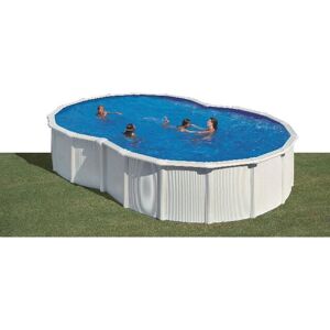 Gre KITPROV4870 Above Ground Pool - Rahmen, Achtform, 13696L, Blau & Weiß Gre KITPROV4870 Above Ground Pool - Rahmen, Achtform, 13696L, Blau & Weiß