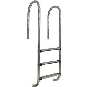 Échelle de piscine GRE - 3 marches, grise - Pour piscine enterrée - Publicité Échelle de piscine GRE - 3 marches, grise - Pour piscine enterrée - Publicité