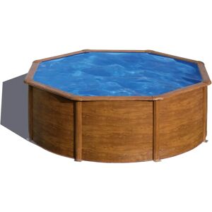 GRE Sicilia Rundstahlpool - Holzoptik, 320cm GRE Sicilia Rundstahlpool - Holzoptik, 320cm