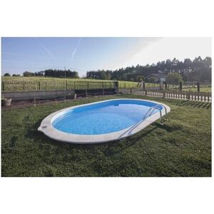 GRE Sumatra Ovalt Pool - Gaalvaniseerd Stål, UV-Resistent PVC, Enkel at Montere GRE Sumatra Ovalt Pool - Gaalvaniseerd Stål, UV-Resistent PVC, Enkel at Montere