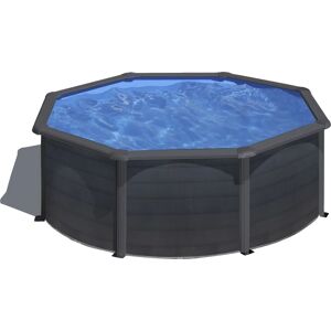 GRE KITPR358GF Aufstellpool - Rund 350cm, Schwarz, Stahlrahmen GRE KITPR358GF Aufstellpool - Rund 350cm, Schwarz, Stahlrahmen
