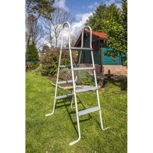 GRE ET1213 Pool Ladder - Galvanized Steel, 3 Steps, Grey GRE ET1213 Pool Ladder - Galvanized Steel, 3 Steps, Grey