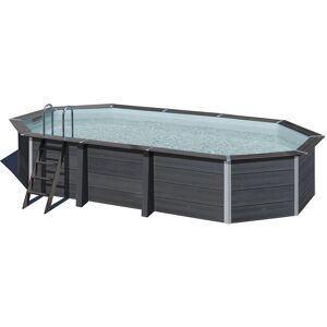 Piscina Ovalada Avantgarde GRE - Azul - Duradera, LED, 21500L Piscina Ovalada Avantgarde GRE - Azul - Duradera, LED, 21500L