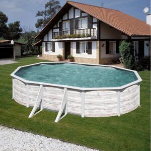 Piscine ovale GRE Finlandia - Acier, Beige, 500x300x120 cm - Publicité Piscine ovale GRE Finlandia - Acier, Beige, 500x300x120 cm - Publicité