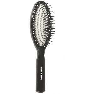 Beter 17.5cm Cushion Hairbrush - Detangling Nylon Bristles for All Hair Types Beter 17.5cm Cushion Hairbrush - Detangling Nylon Bristles for All Hair Types