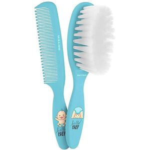 Beter Baby Brush & Comb Set - Blue - Baby Hairdressing Set Beter Baby Brush & Comb Set - Blue - Baby Hairdressing Set