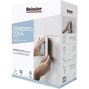 Colle à Carrelage Flexible Grise Beissier - 6 Kg - Publicité Colle à Carrelage Flexible Grise Beissier - 6 Kg - Publicité