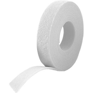 Velcro Cinta de gancho y bucle blanca - Abrazadera - 10mm x 25m Velcro Cinta de gancho y bucle blanca - Abrazadera - 10mm x 25m