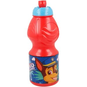 Paw Patrol Vandsflaske - 400ml - Rød - Genanvendelig drikkeflaske Paw Patrol Vandsflaske - 400ml - Rød - Genanvendelig drikkeflaske