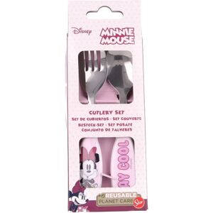 Set de Couverts pour Enfants en Acier Inoxydable Minnie Mouse - Stay Cool - Publicité Set de Couverts pour Enfants en Acier Inoxydable Minnie Mouse - Stay Cool - Publicité