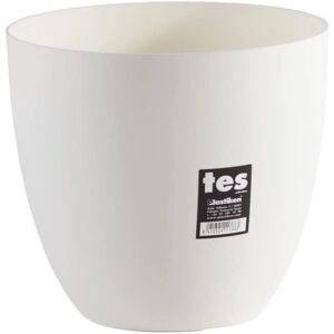 Plastiken M258541 Pot de Fleurs Blanc - 22cm Résistant UV - Publicité Plastiken M258541 Pot de Fleurs Blanc - 22cm Résistant UV - Publicité