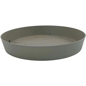 PLASTIKEN Plateau pour pot de fleurs taupe - 24cm - Publicité PLASTIKEN Plateau pour pot de fleurs taupe - 24cm - Publicité