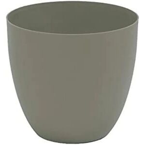 Pot de Fleur Plastiken Taupe - 22cm Polypropylène - Publicité Pot de Fleur Plastiken Taupe - 22cm Polypropylène - Publicité