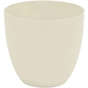 Pot de plantes en polypropylène beige PLASTIKEN - 32cm - Publicité Pot de plantes en polypropylène beige PLASTIKEN - 32cm - Publicité