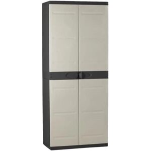 Étagères Plastiken Beige et noir - 70 x 44 x 176 cm - Étagères - Publicité Étagères Plastiken Beige et noir - 70 x 44 x 176 cm - Étagères - Publicité