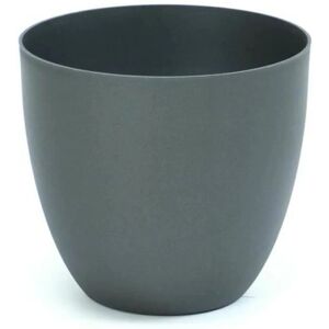 Pot de Fleur Plastiken - Gris Foncé - 38cm - Résistant aux UV - Publicité Pot de Fleur Plastiken - Gris Foncé - 38cm - Résistant aux UV - Publicité