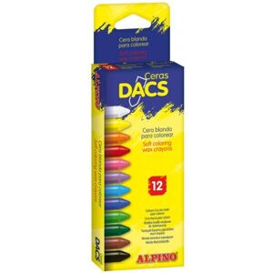 Alpino DA050290 Crayons de Cire - Ensemble de 12 couleurs Alpino DA050290 Crayons de Cire - Ensemble de 12 couleurs