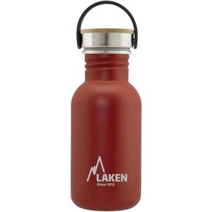 Laken Basic Steel Bambú - Wasserflasche - Edelstahl - 0,5L - Rot Laken Basic Steel Bambú - Wasserflasche - Edelstahl - 0,5L - Rot
