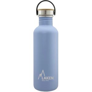 Laken Basic Steel Bambú Flasche - 1L Edelstahl Blau Laken Basic Steel Bambú Flasche - 1L Edelstahl Blau
