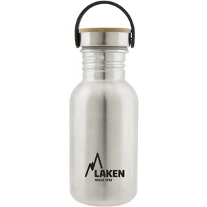 Laken Basic Steel Bambú - Láhev na vodu 0,5L z nerezové oceli s bambusovým víčkem Laken Basic Steel Bambú - Láhev na vodu 0,5L z nerezové oceli s bambusovým víčkem