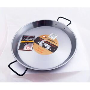 Garcima Zwarte Stalen 60cm Paella Pan voor Inductie - 12 Porties Garcima Zwarte Stalen 60cm Paella Pan voor Inductie - 12 Porties