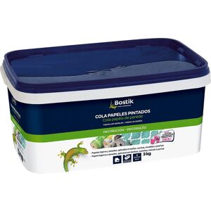 Cola de Papel de Parede Rosa BOSTIK 3 Kg - Cola para Papel Pintado Cola de Papel de Parede Rosa BOSTIK 3 Kg - Cola para Papel Pintado