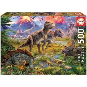 Educa Dinosaur Gathering 500-piece Jigsaw Puzzle - Animals Educa Dinosaur Gathering 500-piece Jigsaw Puzzle - Animals