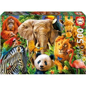 Puzzle Animaux Sauvages Educa - 500 Pièces - Publicité Puzzle Animaux Sauvages Educa - 500 Pièces - Publicité