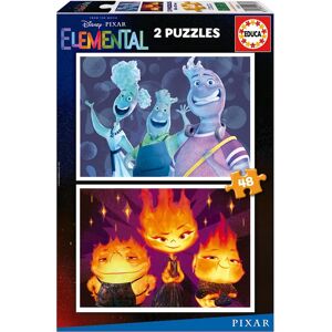Educa Pusselset - 2x48 - Disney Elemental - 28x20cm - Pedagogisk Roliga Educa Pusselset - 2x48 - Disney Elemental - 28x20cm - Pedagogisk Roliga