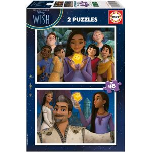Quebra-cabeça Wish da Educa Borras - 48/50 Peças - Diversão Educativa Quebra-cabeça Wish da Educa Borras - 48/50 Peças - Diversão Educativa