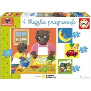 EDUCA Petit Ours Brun Puzzle Set - Puzzle - Publicité EDUCA Petit Ours Brun Puzzle Set - Puzzle - Publicité