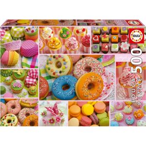 Educa Puzzle 500 Stukken Zoete Feest Collage Educa Puzzle 500 Stukken Zoete Feest Collage