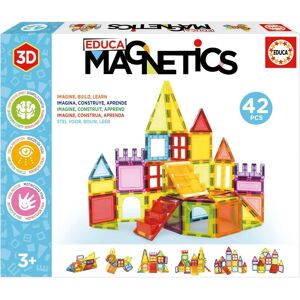 Jeu de Construction Magnétique Educa Magnetics - 42 Pièces - Publicité Jeu de Construction Magnétique Educa Magnetics - 42 Pièces - Publicité