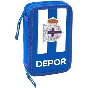 R. C. Deportivo de La Coruña Kék Fehér Dupla Tolltartó - Tolltartó R. C. Deportivo de La Coruña Kék Fehér Dupla Tolltartó - Tolltartó